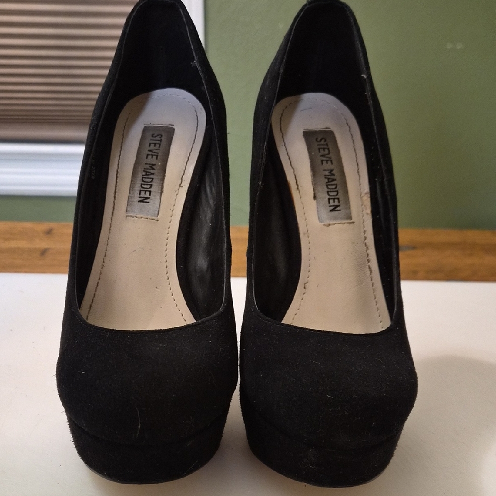 Steve Madden Black Women's Heels
